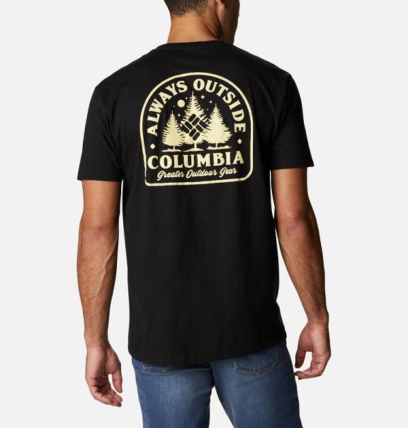 Columbia T-Shirt Herre Backpacking Sort FYAC73620 Danmark